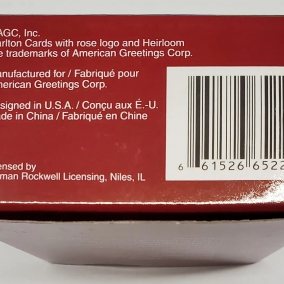 NEW Vtg Norman Rockwell Heirloom Collec. Christmas Ornament #113 Carlton Cards - Picture 12 of 12